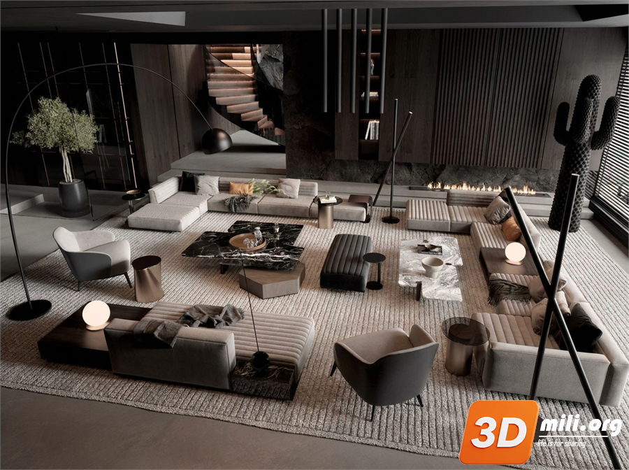 Sofa Minotti Skp Files 
